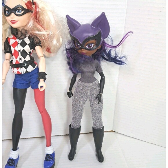DC Comics Superhero Girl Dolls Lot of 4 Supergirl Catwoman Harley Quinn Batgirl - Picture 5 of 6